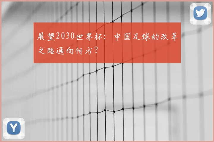 展望2030世界杯：中国足球的改革之路通向何方？