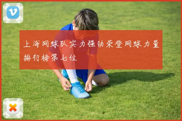 上海网球队实力强劲荣登网球力量排行榜第七位