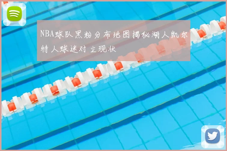 NBA球队黑粉分布地图揭秘湖人凯尔特人球迷对立现状